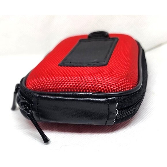 Durable Red Camera Bag/Wallet with Belt Clip and Hand Bracelet - Hard Shell - Picture 9 of 16